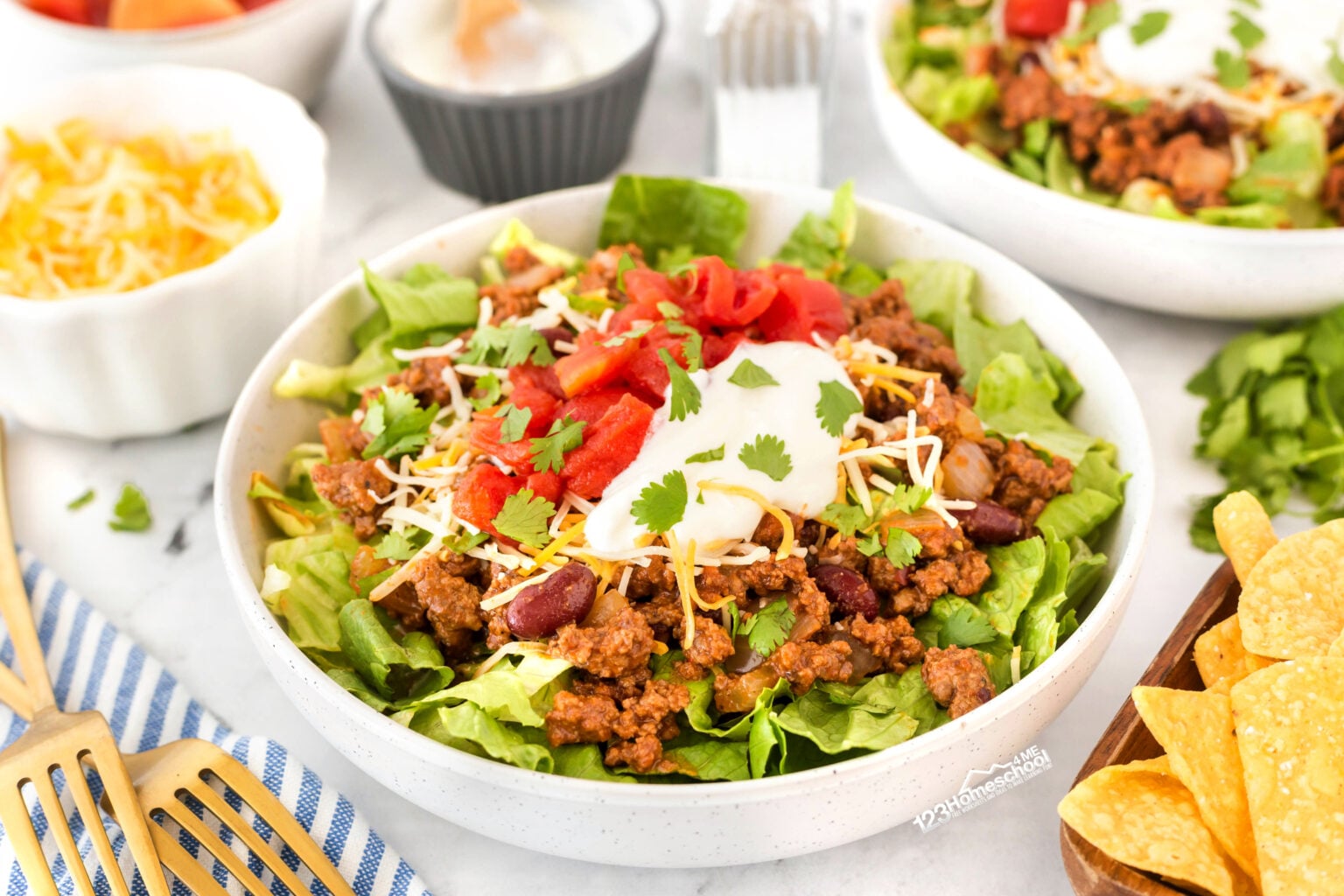 Easy Ground Beef Taco Salad Recipe