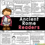 Learn about life in Ancient Rome with FREE printable Roman Civilization history readers about empire that ruled Europe for 1,000 years.