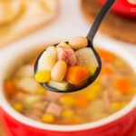 soup made from ham bone