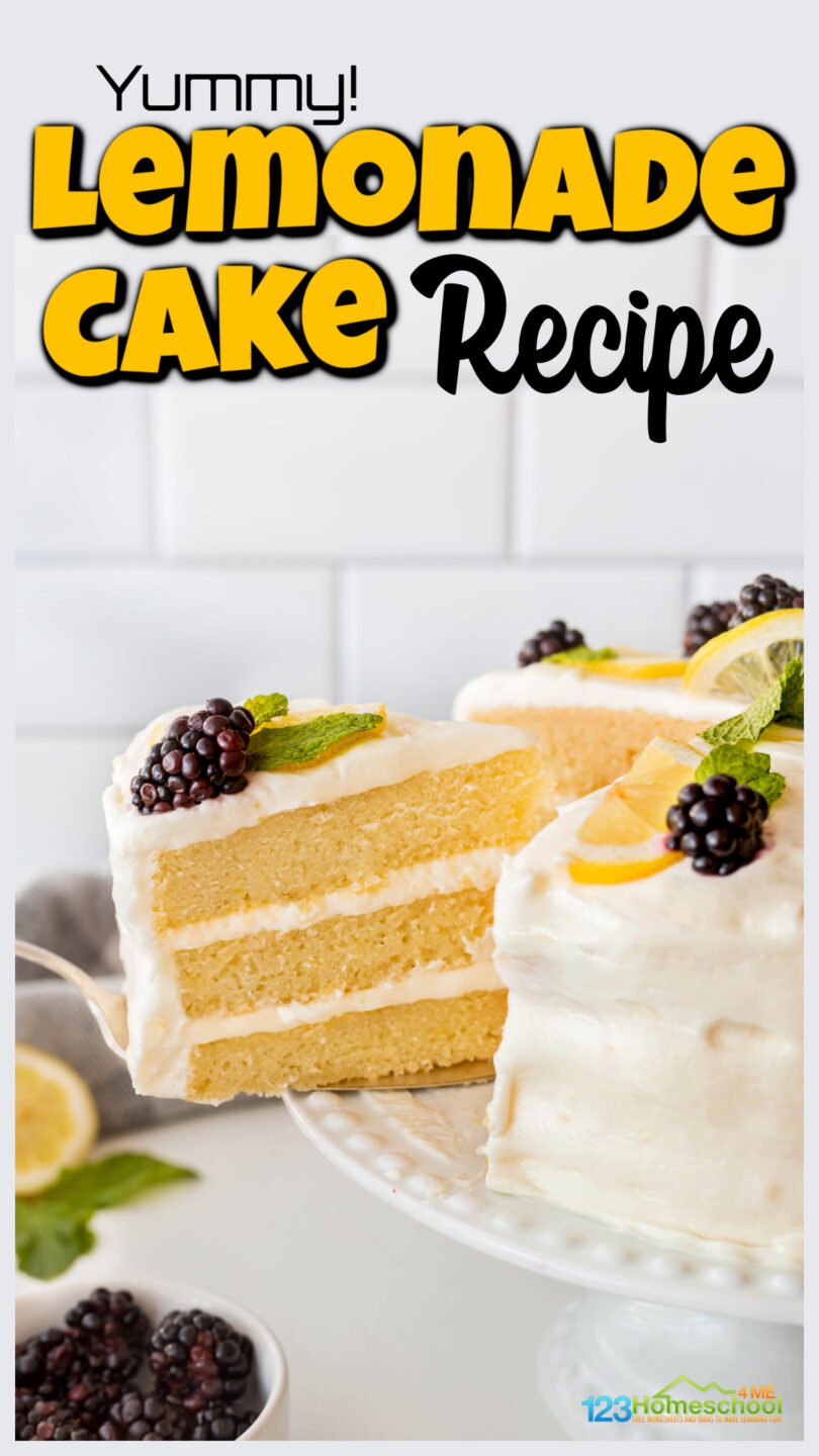 🍋 Fresh Lemonade Cake Recipe