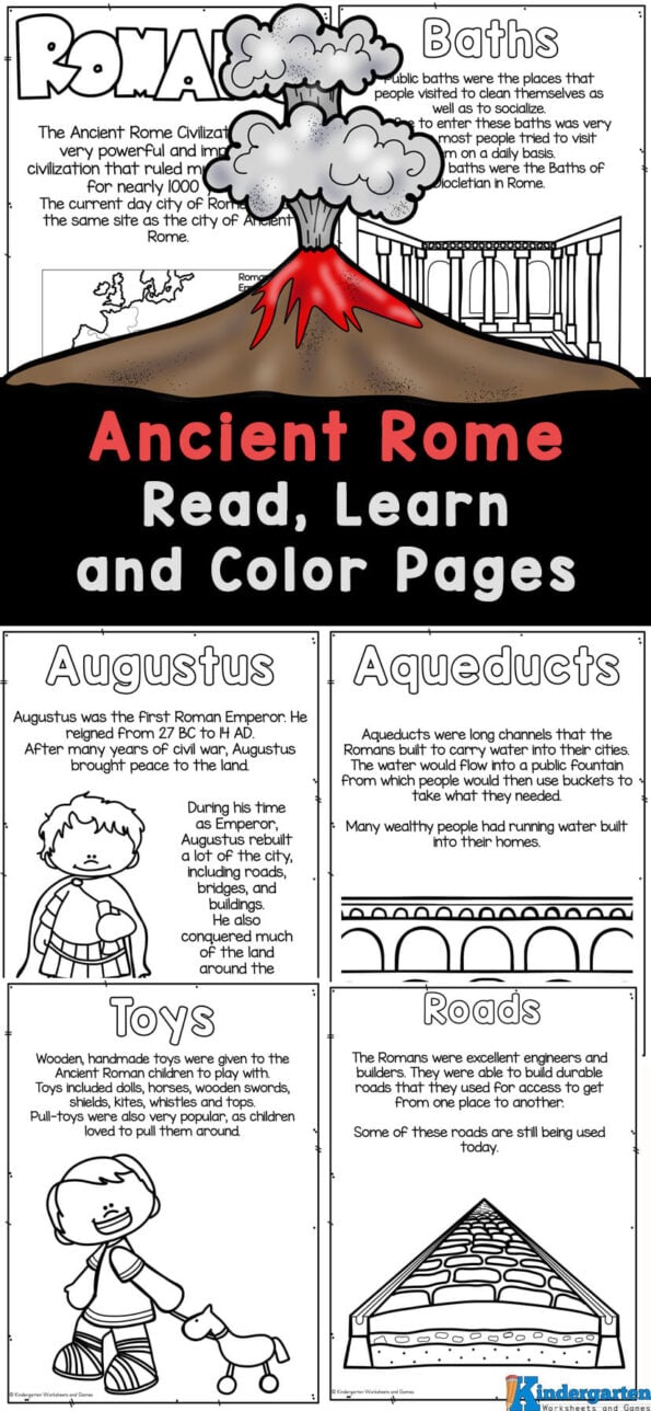 FREE Printable Roman Empire Notebooking Pages