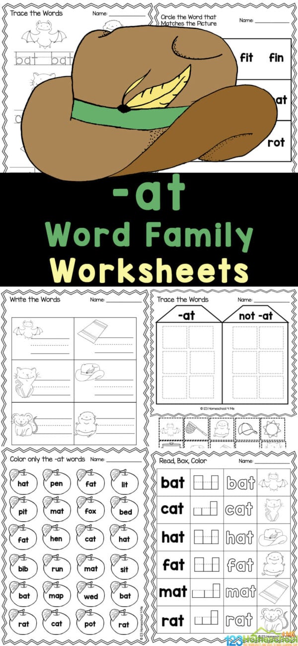 FREE Printable ed Word Family Worksheets free-printable-ed-word-family-worksheets