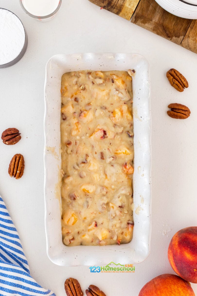 🍑 Peach Pecan Bread Recipe