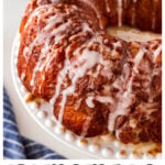 One of my favorite breakfast dishes is this homemade monkey bread recipe! This flavorful, moist bread is filled with delicious cinnamon and yeast bed balls that stick together with a sugar glaze for an outrageously yummy mokey bread from scratch! This is way better that the shortcut version where you use pilsbury biscuits - this recipe has a deaper, fuller flavor with not preservatives - just real ingredients for a delicious old fashioned monkey bread!