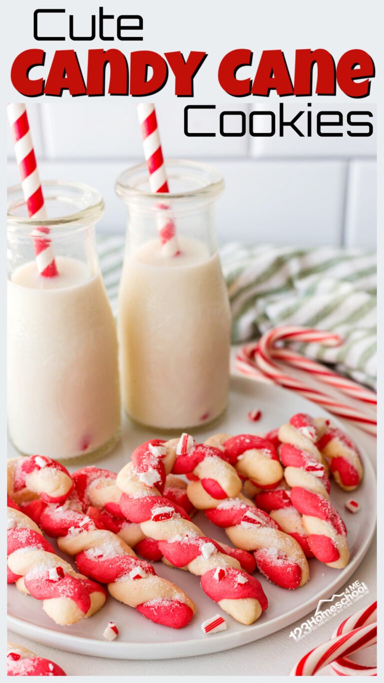 Cute Candy Cane Christmas Cookies Recipe