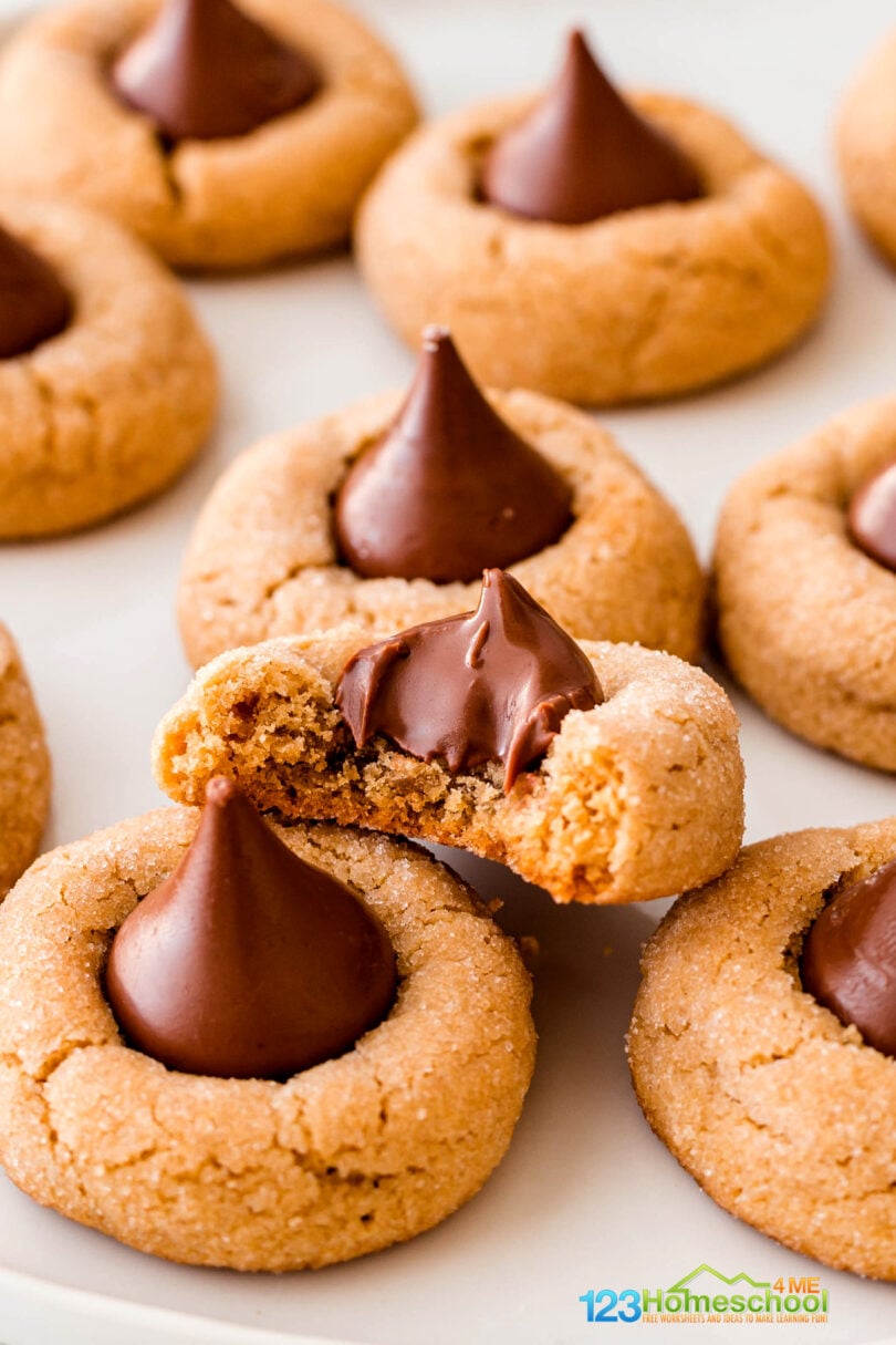 Peanut Butter Blossoms Recipe with Hershey Kiss