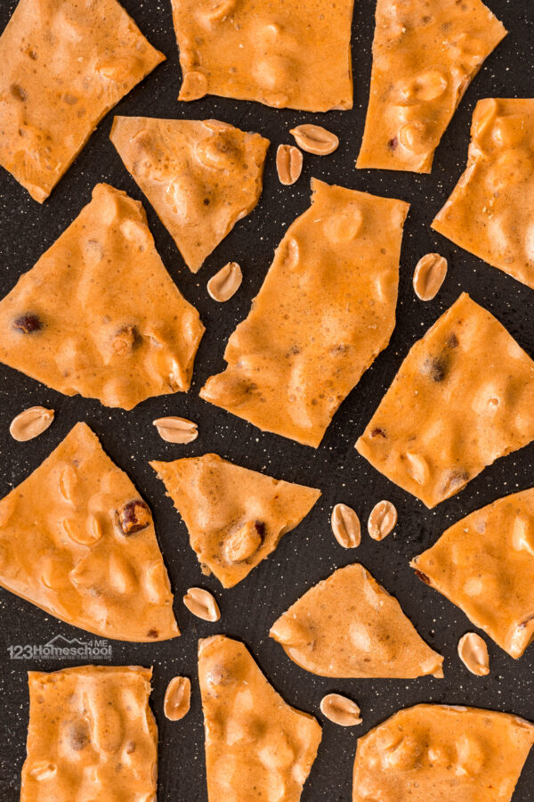 Easy, Homemade Peanut Brittle Candy Recipe