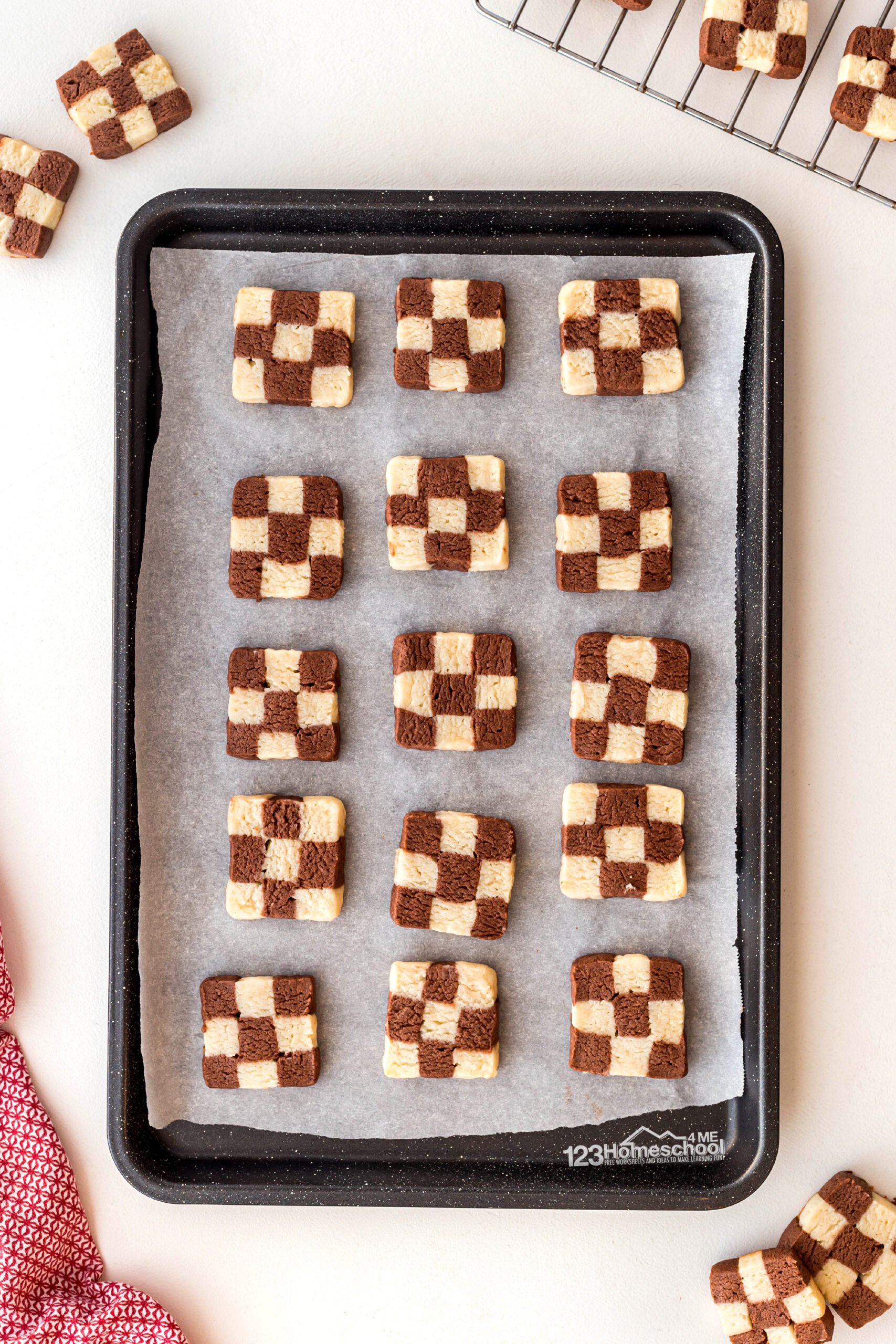 Stunning Checkerboard Christmas Cookies Recipe