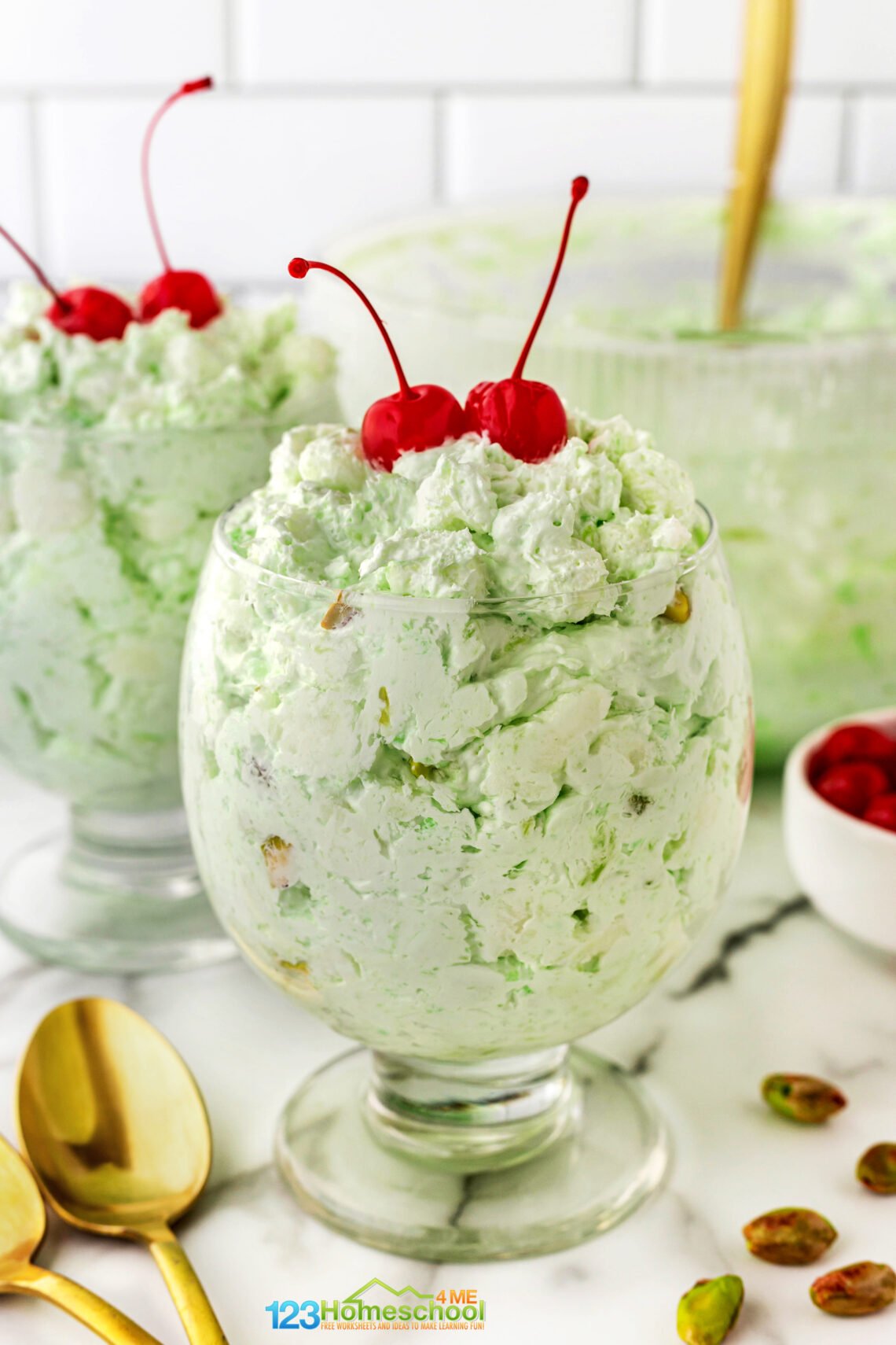 Green Pistachio Fluff Jello Watergate Salad Recipe