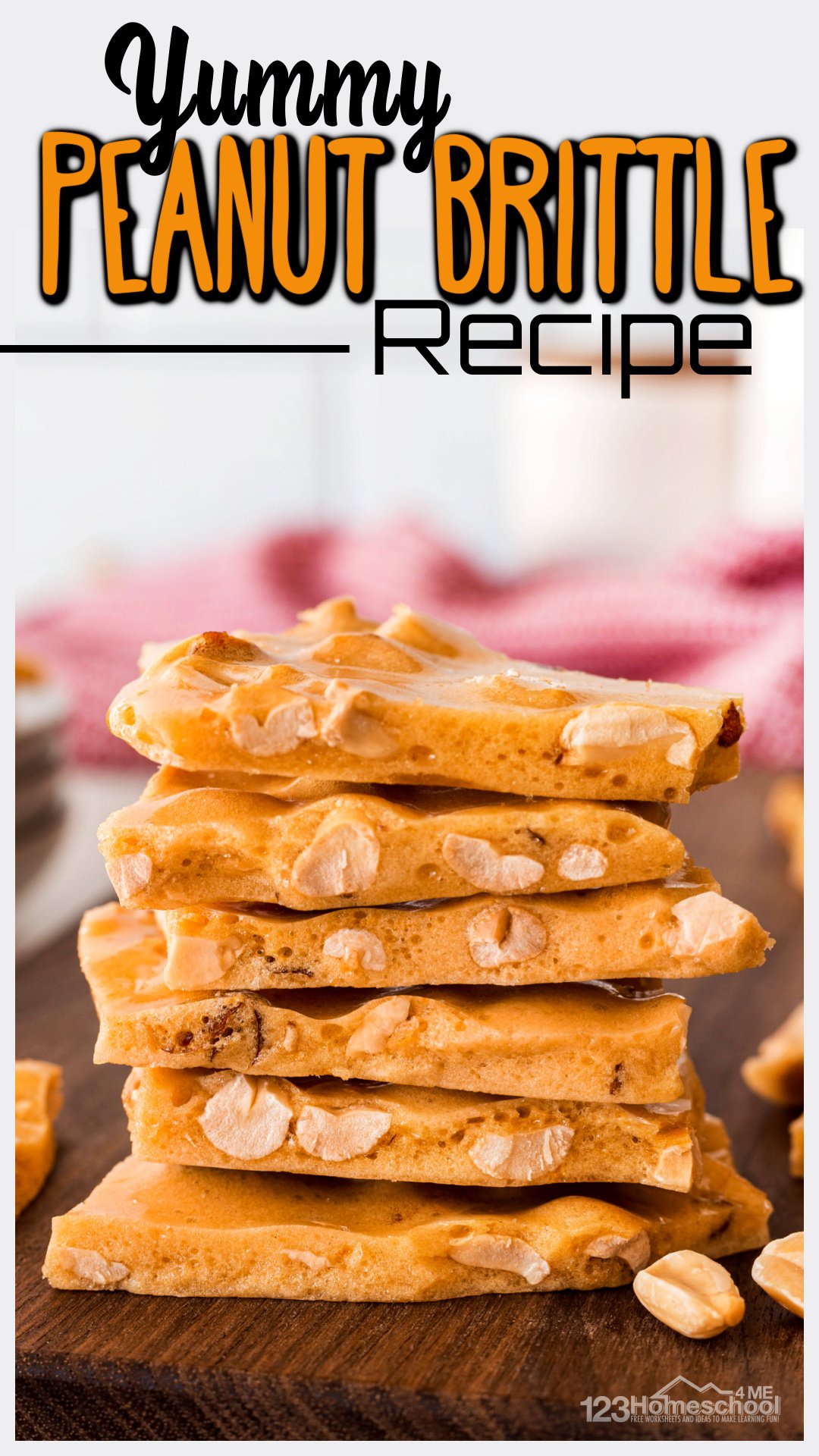 Easy, Homemade Peanut Brittle Candy Recipe