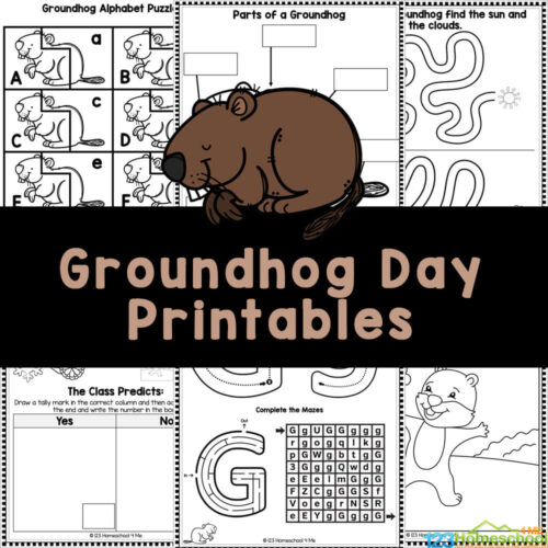 FREE Groundhog Day Printables, Worksheets, &amp; FUN!