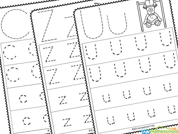 Free Printable Preschool Worksheets Tracing Letters