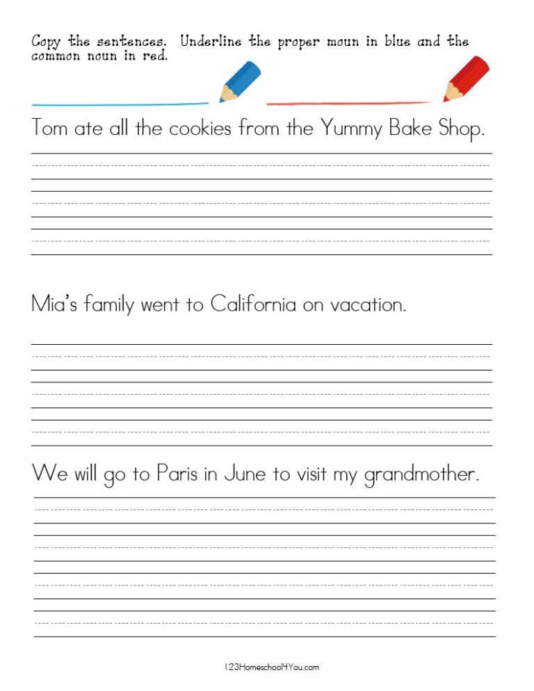 Grammar for Children What's a Noun, Verb, and Adjective Worksheets