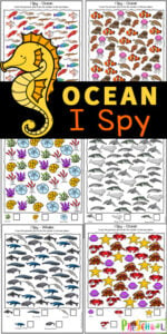 🐠 FREE FREE Printable Ocean Worksheets for Kids, Kind