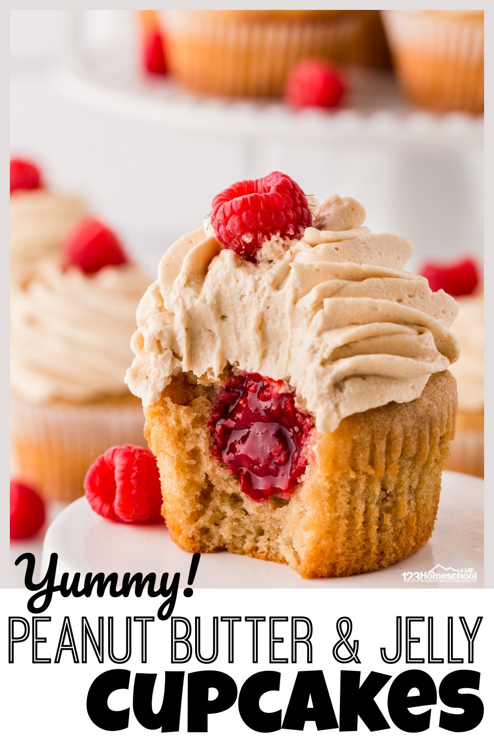 Peanut Butter and Jelly Cupcakes Delightful, Homemade PB & J Dessert