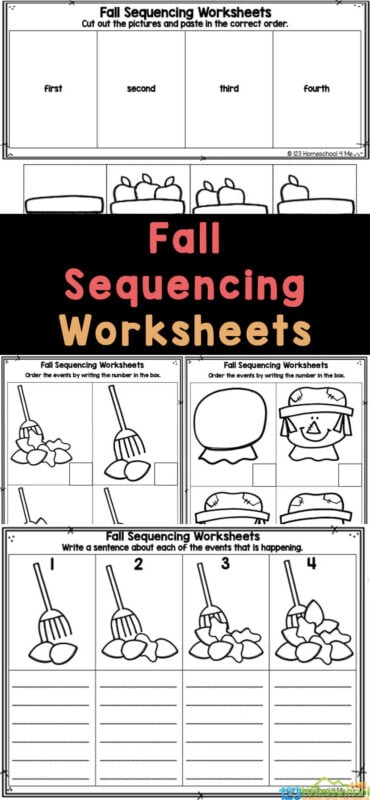 This autumn, use seasonal activities to teach kids about sequencing. These super cute, free printable sequencing worksheets for preschoolers and kindergartners help children learn to put things in order with simple and fun cut-and-paste activities! Simply print the fall free sequence worksheets and help children put the various activities in sequential order. This autumn, use seasonal activities to teach kids about sequencing. These super cute, free printable sequencing worksheets for preschoolers and kindergartners help children learn to put things in order with simple and fun cut-and-paste activities! Simply print the fall free sequence worksheets and help children put the various activities in sequential order.