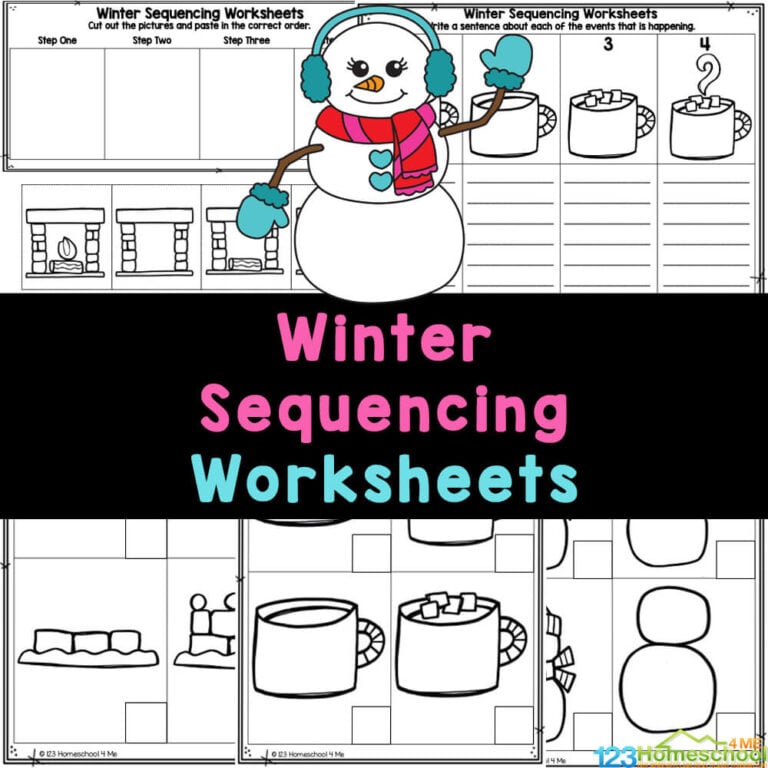 Check out these free printable sequencing worksheets for preschoolers and kindergarteners to make learning quick, easy, and fun!