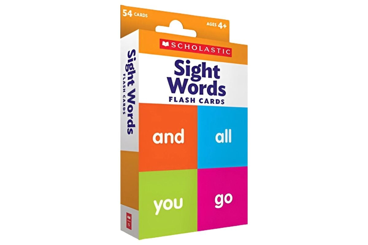 Sight word flash cards
