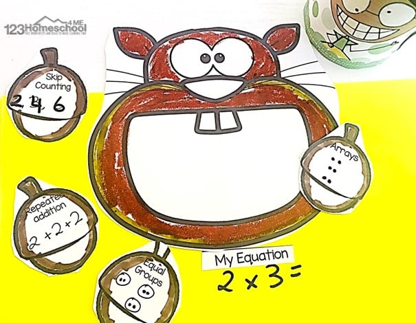 math craft for 2nd and 3rd grade students