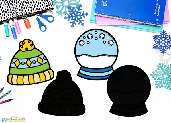 Shadow Matching : Winter Activities for Preschoolers