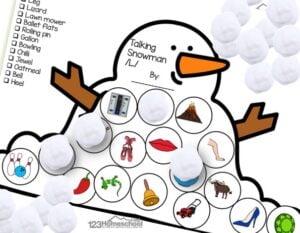 Discover a fun and free printable snowman phonics activity for kindergarten that helps kids practice identifying initial sounds this winter!