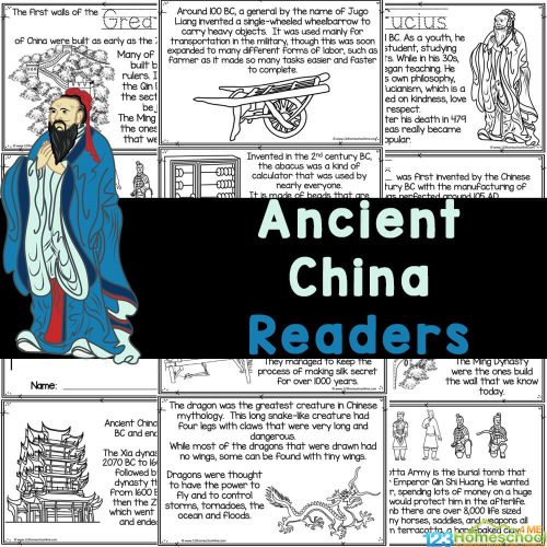 Learn About Ancient China for Kids - Read, Color, Learn Mini Books ...
