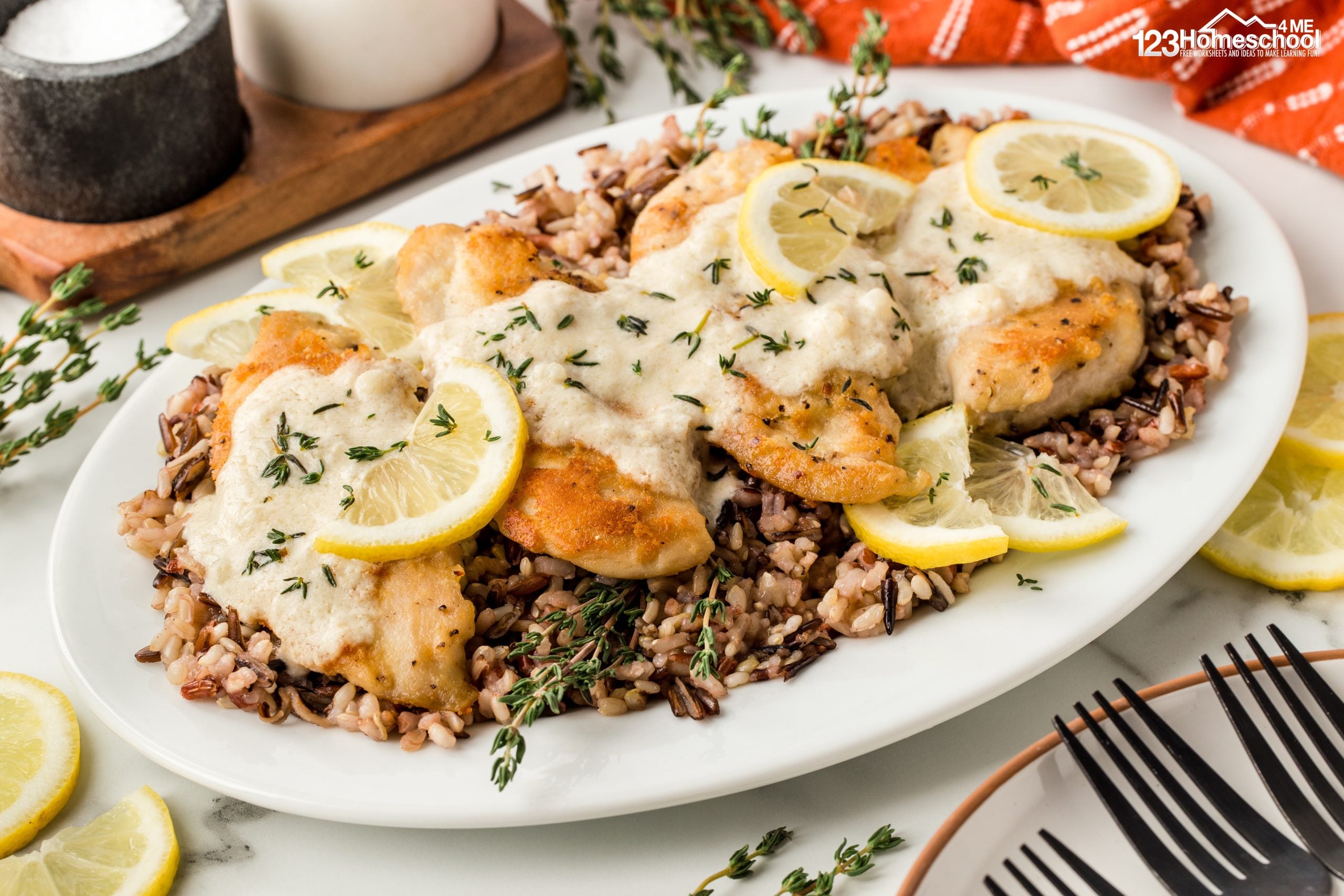 Get ready to tantalize your taste buds with our mouthwatering Lemon Parmesan Chicken! This creamy, zesty dish is so tender, your whole family will be begging for seconds!