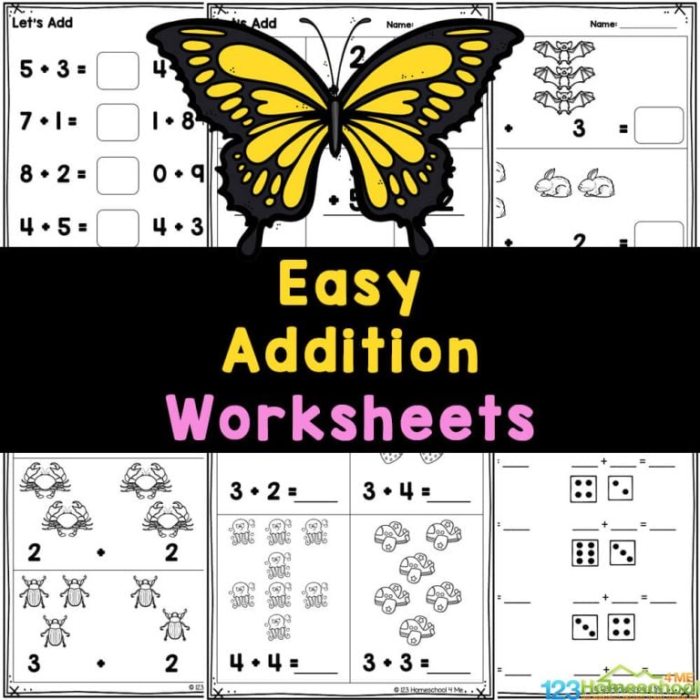 Check out these fun and easy addition worksheets for kindergarten students to practice adding to 10 - 12 pages plus the answer key!