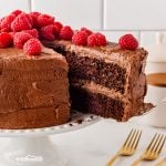 Satisfy your sweet tooth with our easy chocolate cake recipe, topped with homemade chocolate frosting—perfect for any celebration or just because!