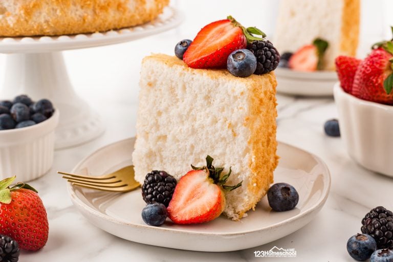 Discover the joy of baking with this easy and delicious homemade angel food cake, a light and fluffy dessert that's perfect for any occasion!