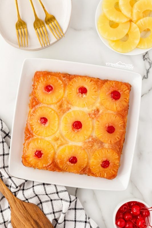 homemade pineapple upside cake