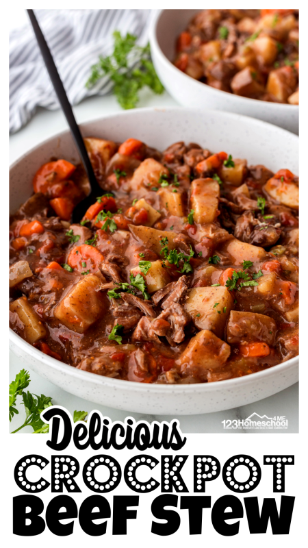This beloved crockpot beef stew recipe is a family favorite for a reason! It combines tender beef, rich seasonings, and hearty root veggies into a dish that’s pure comfort food bliss. Who’s ready to dive in?