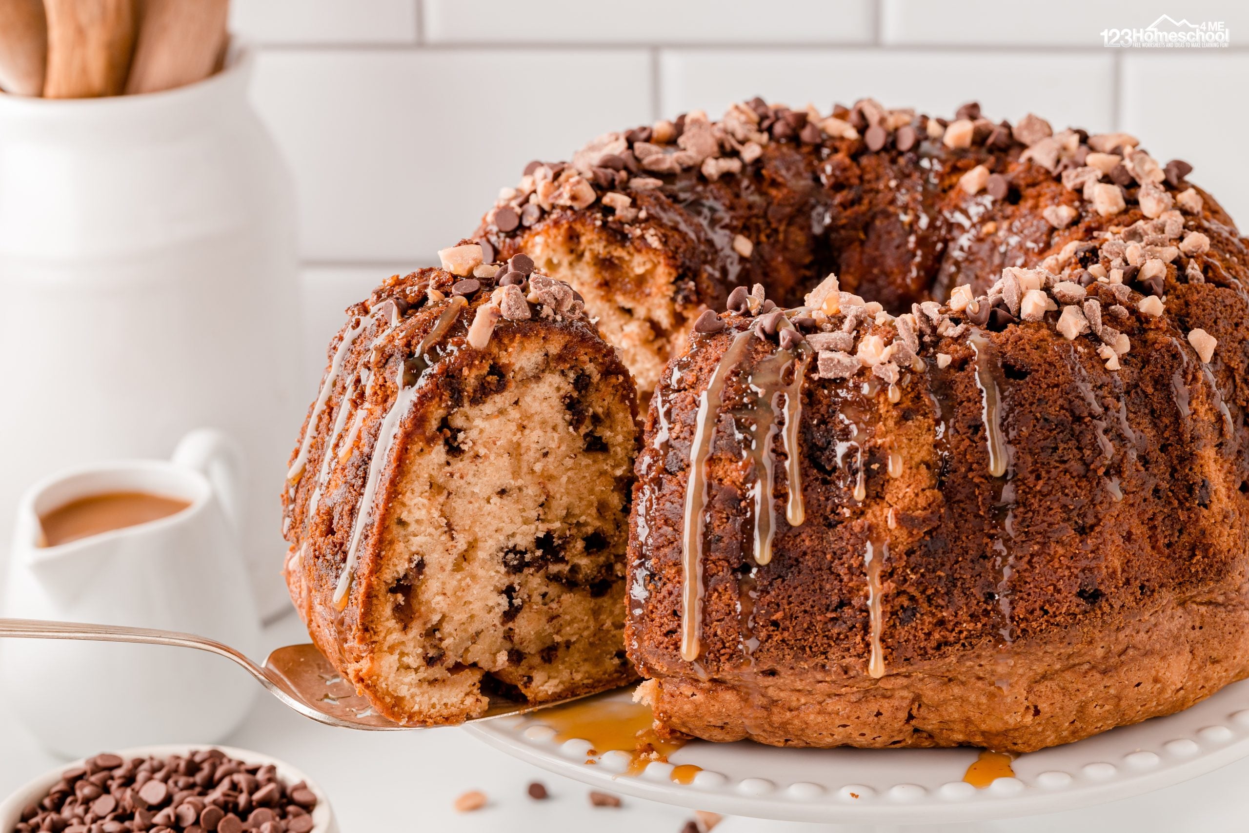 Try this indulgent chocolate toffee cake recipe that combines chocolate, toffee bits, and caramel sauce for a dessert every chocolate lover will adore!