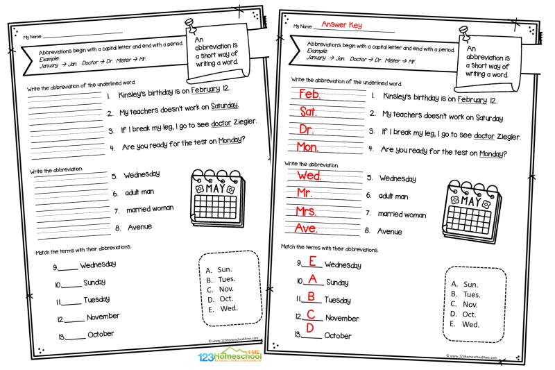 2nd grade english worksheets grammar
