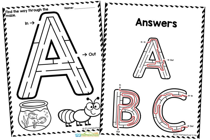 Maze for Kindergarten