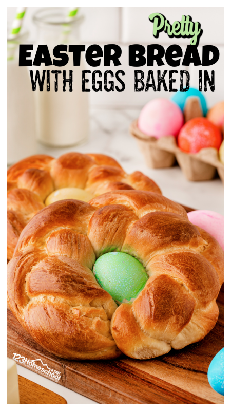 Get ready to wow your guests with this yummy Easter bread. This Italian Easter bread recipe not only tastes fantastic, but is super pretty with colored eggs baked right in the bread. This easter bread with eggs is about to become your families most anticipated tradition! Get ready to wow your guests with this yummy Easter bread. This Italian Easter bread recipe not only tastes fantastic, but is super pretty with colored eggs baked right in the bread. This easter bread with eggs is about to become your families most anticipated tradition!