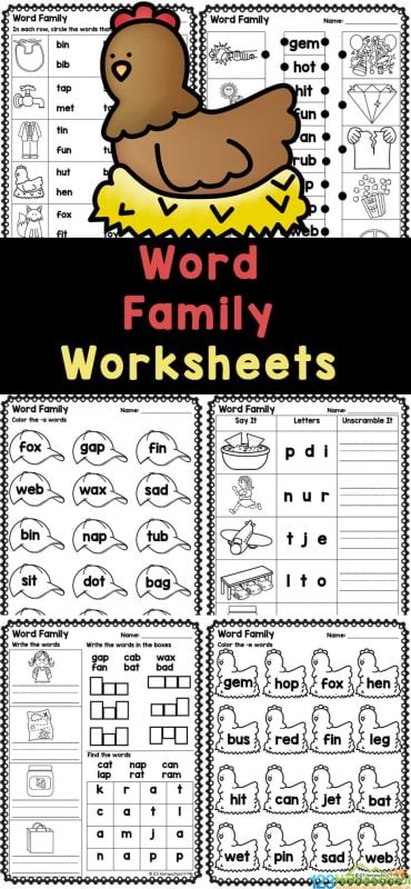 Unlock your child’s literacy potential with our free word family worksheets, designed specifically for kindergarten and first grade students! Discover the importance of learning word families and how they can enhance early reading skills. Plus, we've got some amazing word family printables that make learning fun and engaging! Let’s make practicing literacy a breeze!