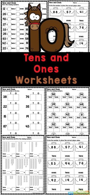 Enhance your child's understanding of numbers with our free printable tens and ones worksheets! This collection of tens and ones sheet pages provides engaging math activities that focus on recognizing place values, constructing numbers, and counting number blocks through a variety of fun math exercises. Just download the PDF of our kindergarten tens and ones worksheets, and you're all set for some enjoyable learning moments! Let's make math fun together! Enhance your child's understanding of numbers with our free printable tens and ones worksheets! This collection of tens and ones sheet pages provides engaging math activities that focus on recognizing place values, constructing numbers, and counting number blocks through a variety of fun math exercises. Just download the PDF of our kindergarten tens and ones worksheets, and you're all set for some enjoyable learning moments! Let's make math fun together!