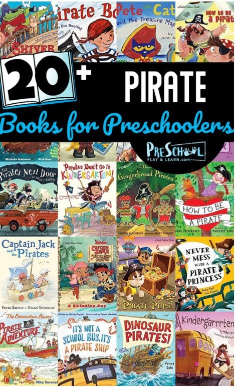 One of children’s favorite themes is pirates! So we’ve pulled together a list of the best pirate book out there! These pirate books for kids include beautiful ilustrations and fun stories with lots of variety from rhyming text, alphabet books, to high seas adventures. Use these pirate books for preschoolers, kindergartners, grade 1, grade 2, grade 3, and grade 4 students.