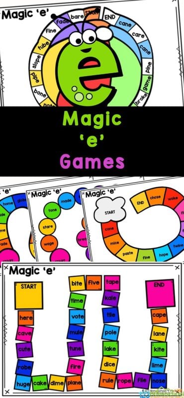 Looking to boost your first graders' phonics skills? Check out these 5 free printable magic e games! These engaging and hands-on magic e activities will help students learn long a, long e, long i, long o, and long u magic e words. Simply download the phonics magic e set and watch your students have fun while mastering this important phonics concept!