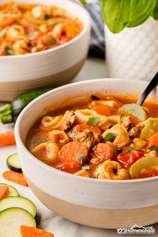 Soup Recipes My entire family is absolutely obsessed with this cozy soup recipe! The flavors meld together so beautifully, and the hearty meat and pasta make it incredibly satisfying. Perfect for a chilly day!