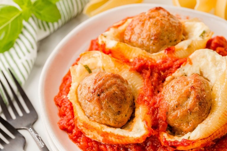 Try our easy and delicious cheese stuffed shells for dinner—it's a family favorite you can enjoy with or without meatballs!