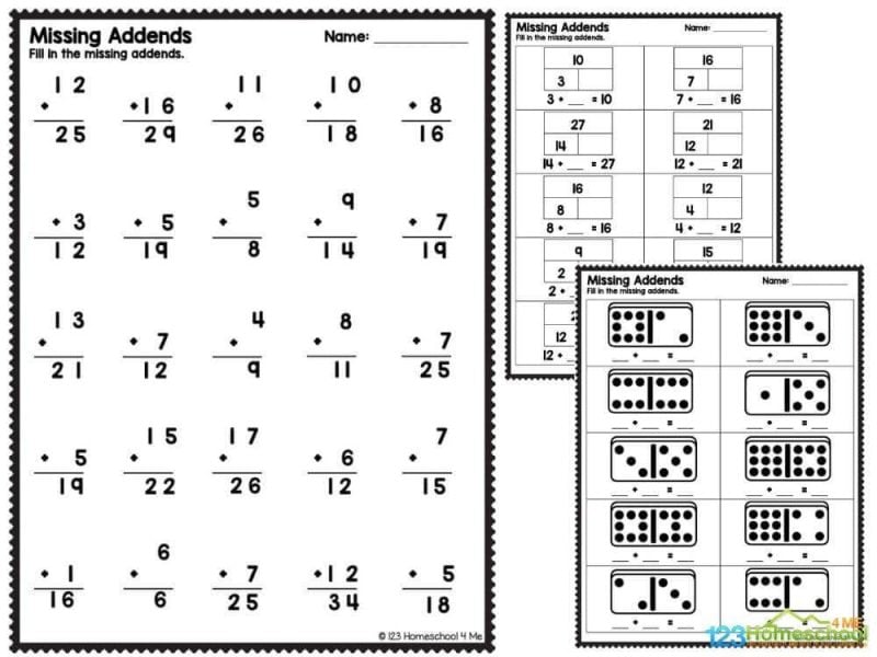 Addends worksheet Are you looking for an engaging way to help your kindergarten and first-grade students grasp the concept of addends? Look no further! Understanding addends is essential for young learners as they build a solid foundation in math. An addend is simply a number that you add to another to find a sum. Learning to identify and work with addends will enhance their math skills and boost their confidence in solving problems.
To make learning fun and effective, we have a fantastic resource for you: printable worksheets that focus on finding the missing addend! These worksheets are designed to challenge students to solve equations where one of the addends is missing, which is a crucial skill in developing their overall math abilities. With practice, your little learners will become experts at adding and understanding how numbers work together.
Our missing addend worksheets focus on numbers up to 20, making them perfect for early learners. And the best part? They are easy to use! Simply download the worksheets from our website, and you're all set for a productive practice session. Plus, we include an answer key to make it easy for you to check their work and provide instant feedback.