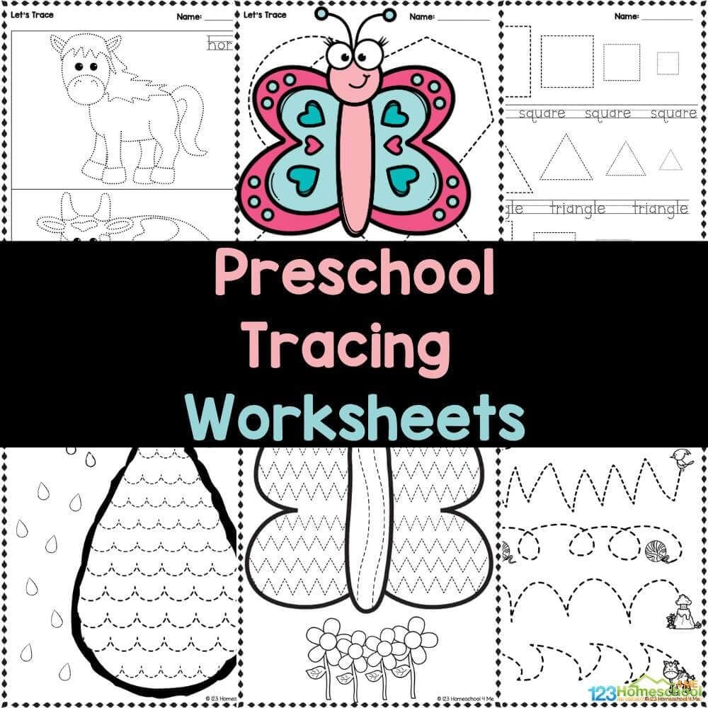 Preschool Worksheets Archives 123 Homeschool 4 Me