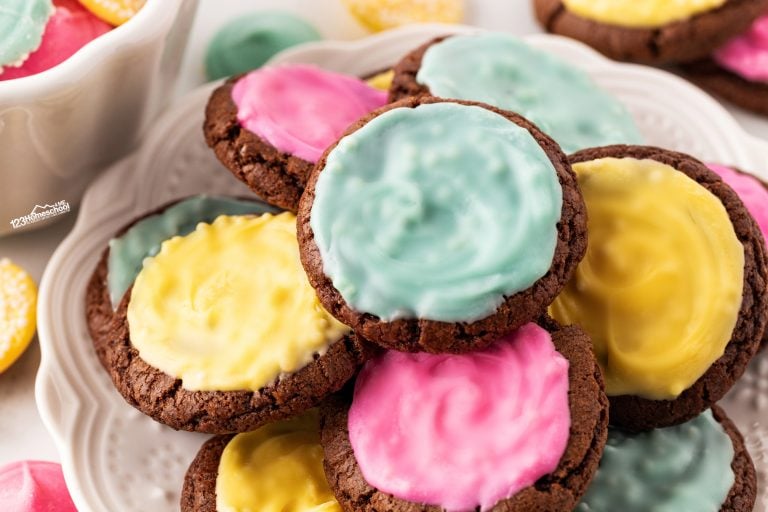 My all-time favorite homemade cookies are mint chocolate meltaways, featuring colorful mints atop soft, delicious chocolate cookiesโsimply perfect!