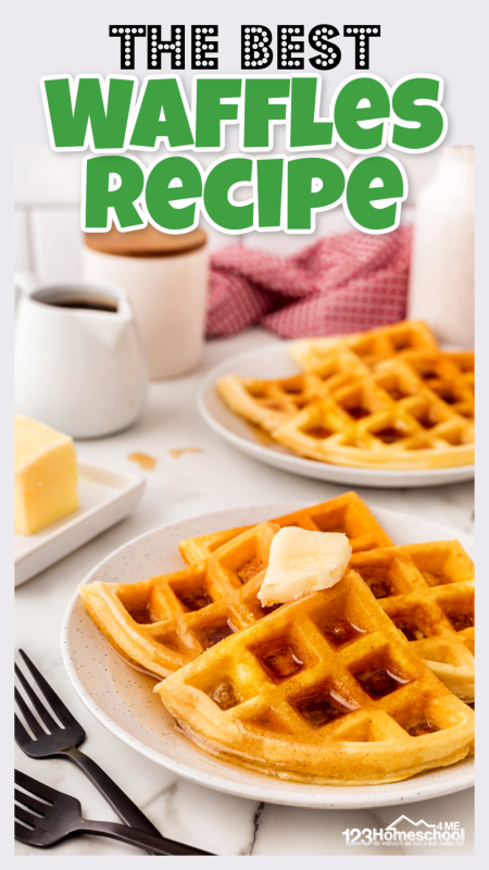 One of my favorite breakfast foods is homemade belgian waffles! There's nothing quite like them, especially when topped with creamy butter and drizzled with warm maple syrup. I’m excited to share my go-to, best waffles recipe.It’s incredibly simple, straightforward, and guaranteed to turn out perfectly every time. Who’s ready to whip up some delectable homemade waffles?