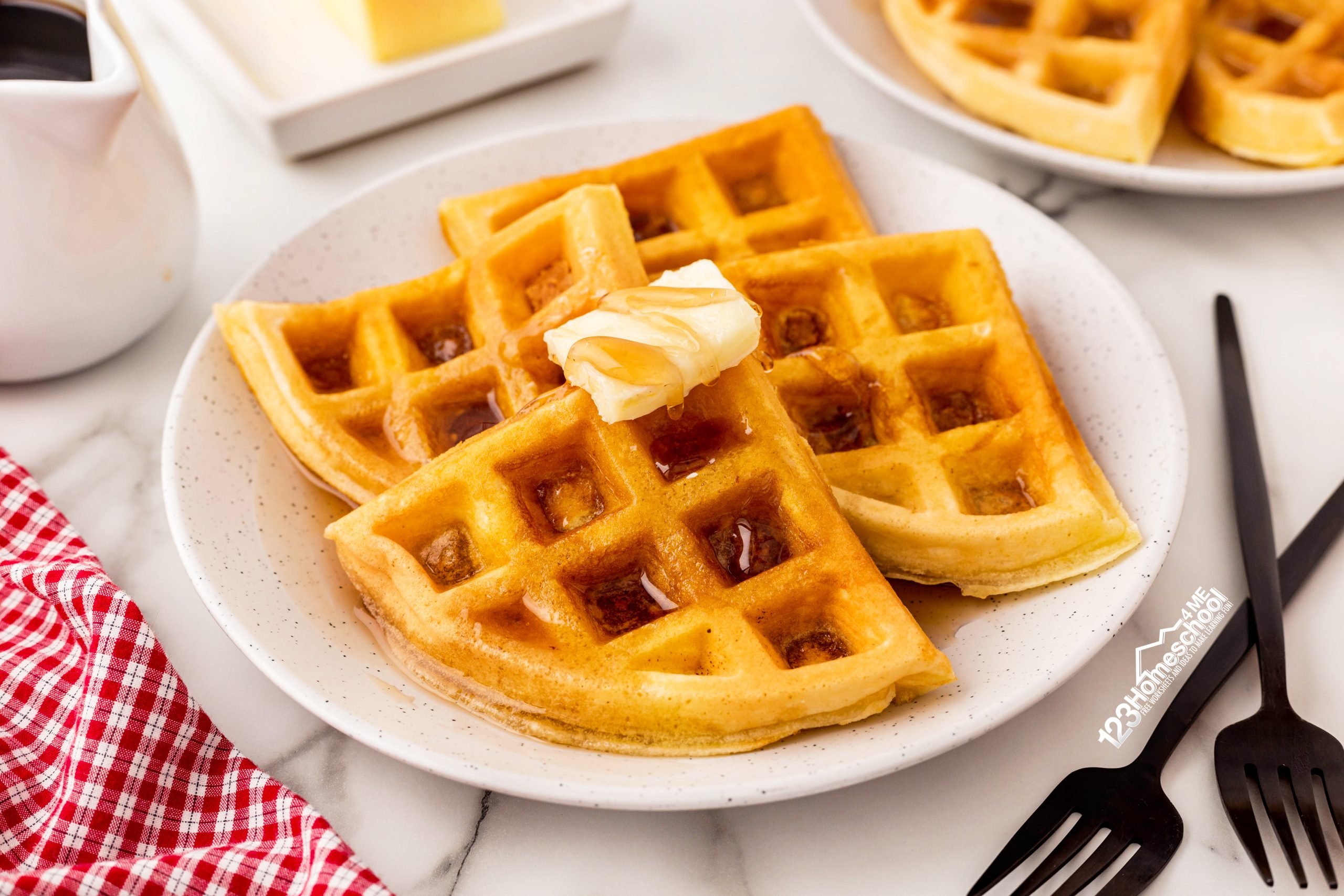 Best Homemade Waffles Recipe, image size:2560x1707