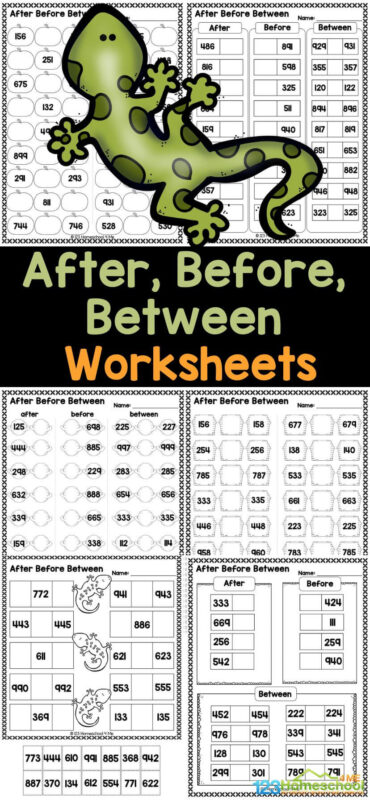 Get ready to make math simple and FUN with our free printable after before between worksheet pages. This pack of before after between worksheet has ten pages of practice with triple digit numbers to 999, plus the answer key is included for quick correcting. Simply download the before after between worksheet for class 1 and you are ready to go! Get ready to make math simple and FUN with our free printable after before between worksheet pages. This pack of before after between worksheet has ten pages of practice with triple digit numbers to 999, plus the answer key is included for quick correcting. Simply download the before after between worksheet for class 1 and you are ready to go!