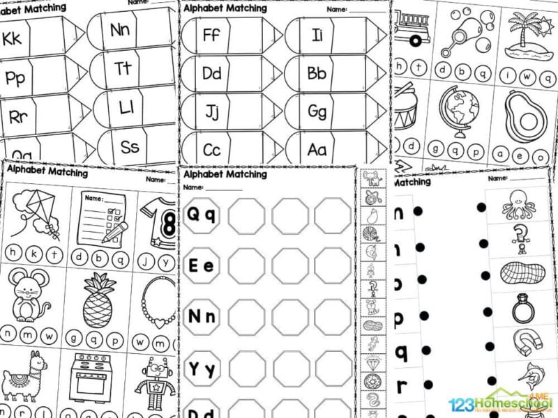 Alphabet and picture matching worksheets Looking for a fun way to help your little ones master their ABCs? Our Letter Picture Matching Worksheets are here to save the day! Perfect for preschool, pre-k, kindergarten, and first graders, these free printable worksheets make learning fun and interactive.
With five exciting activities โ matching, cut and paste, coloring, dab the letter, and cut and glue โ your kids will stay engaged while they learn. It's easy to get started; just download the PDF, and you're ready to jump into a world of fun and learning! Let's make those foundational skills shine!