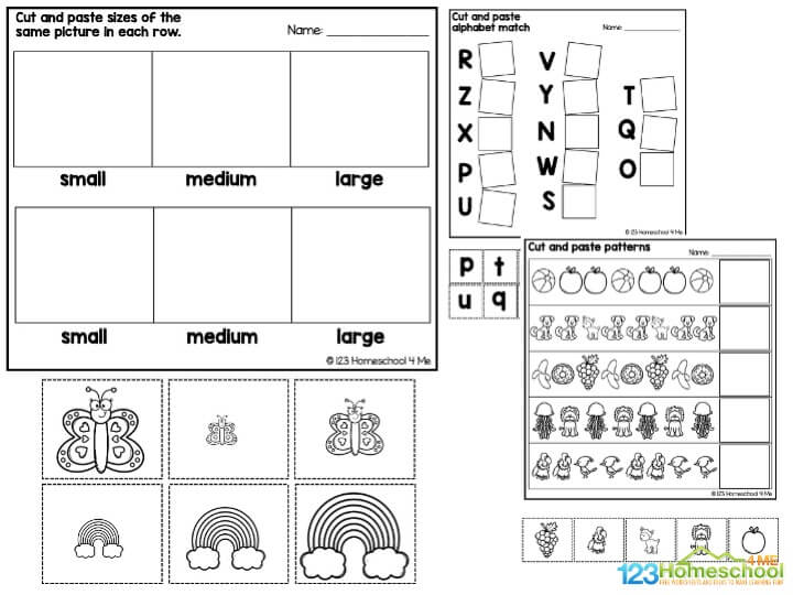 Cut and paste preschool printables Young children thrive on engaging and exciting activities that spark their imagination. There's something magical about watching them tackle projects that make them feel like big kids, all while building a tremendous sense of accomplishment with each completed page. And let's be honest—toddlers, preschoolers, and kindergarteners bring a unique charm and joy to their learning experience that simply can't be matched by the worksheets older students receive. Let's celebrate the creativity and excitement that come with early childhood learning!
